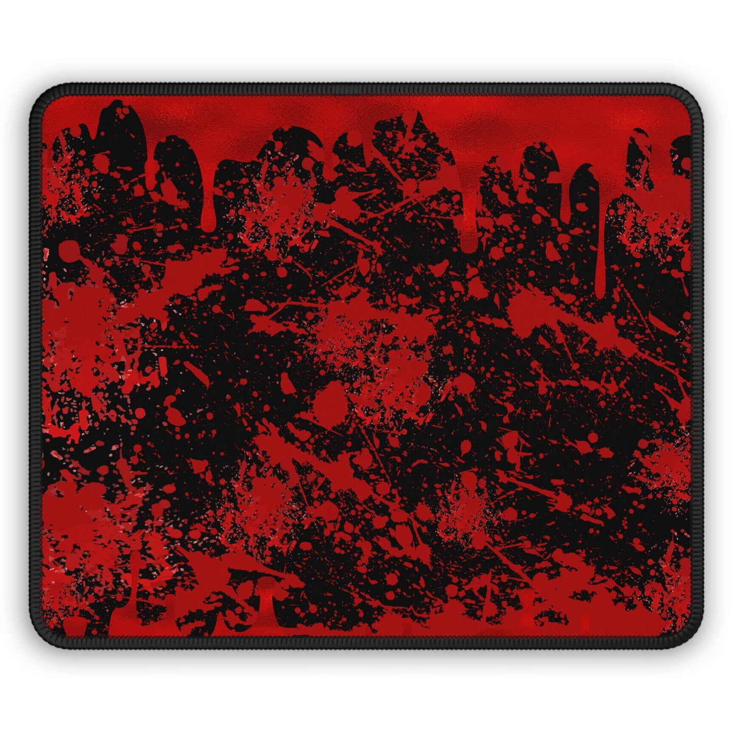 Bloody Chaos Gaming Mouse Pad – 9x7 Neoprene Desk Mat for Gamers, Horror Fans, and Halloween Lovers