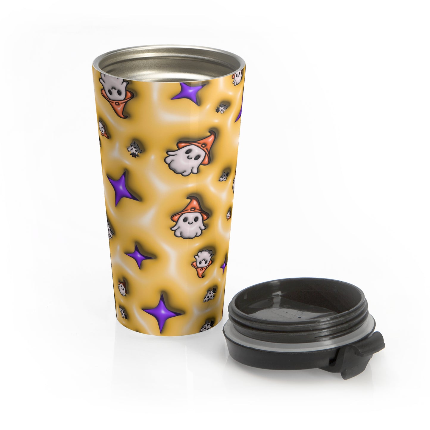 Spooky Ghost Vibes Travel Mug
