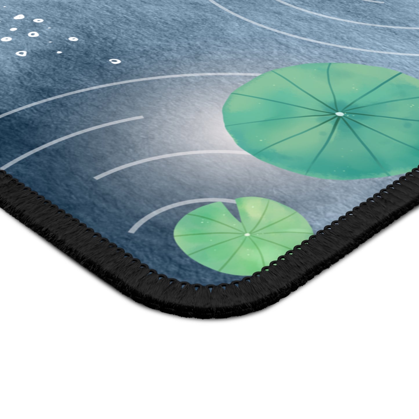 Tranquil Koi Pond Mouse Pad – 9x7 Neoprene Desk Mat with Serene Water and Lotus Design