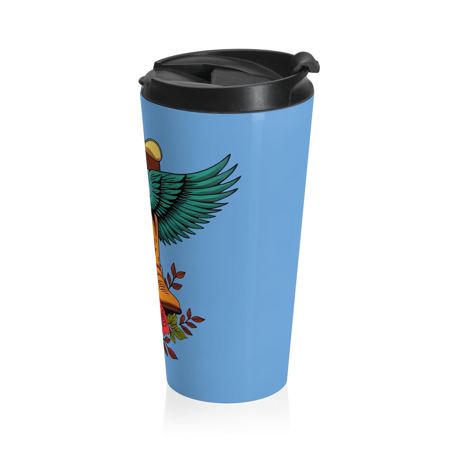 Cowboy Faith Mug – 15oz Stainless Steel Travel Cup