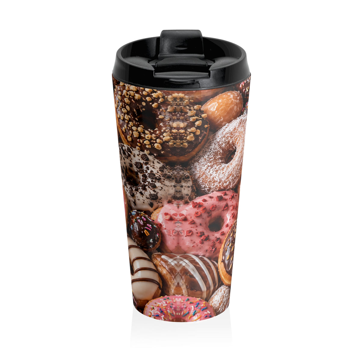 Donut Overload Stainless Steel Travel Mug