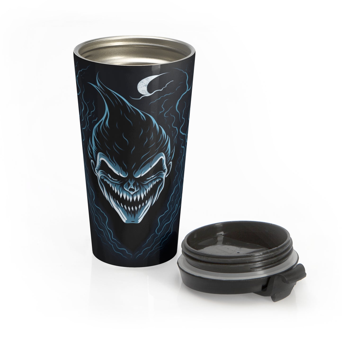 Midnight Fiend Stainless Steel Travel Mug – 15oz