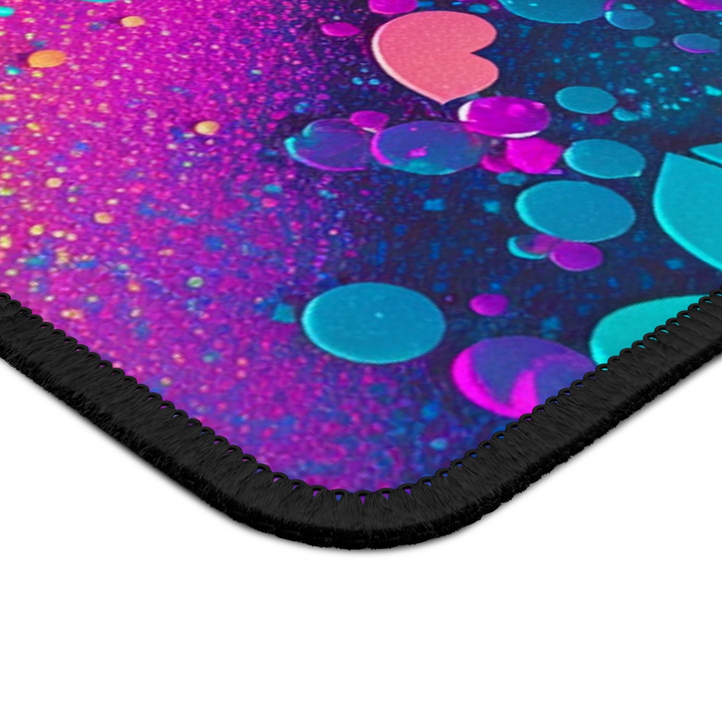 Neon Mirage Mouse Pad – 9x7 Neoprene Desk Mat with Vibrant Abstract Glow Design