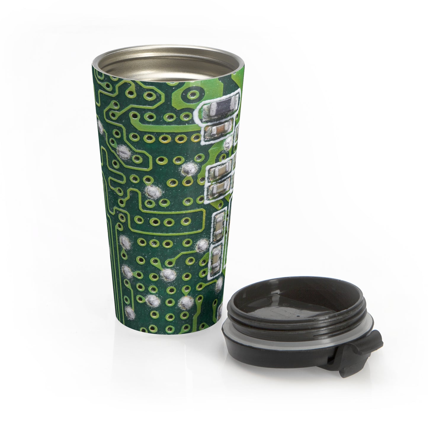 Tech Circuit Mug – 15oz Stainless Steel Travel Cup