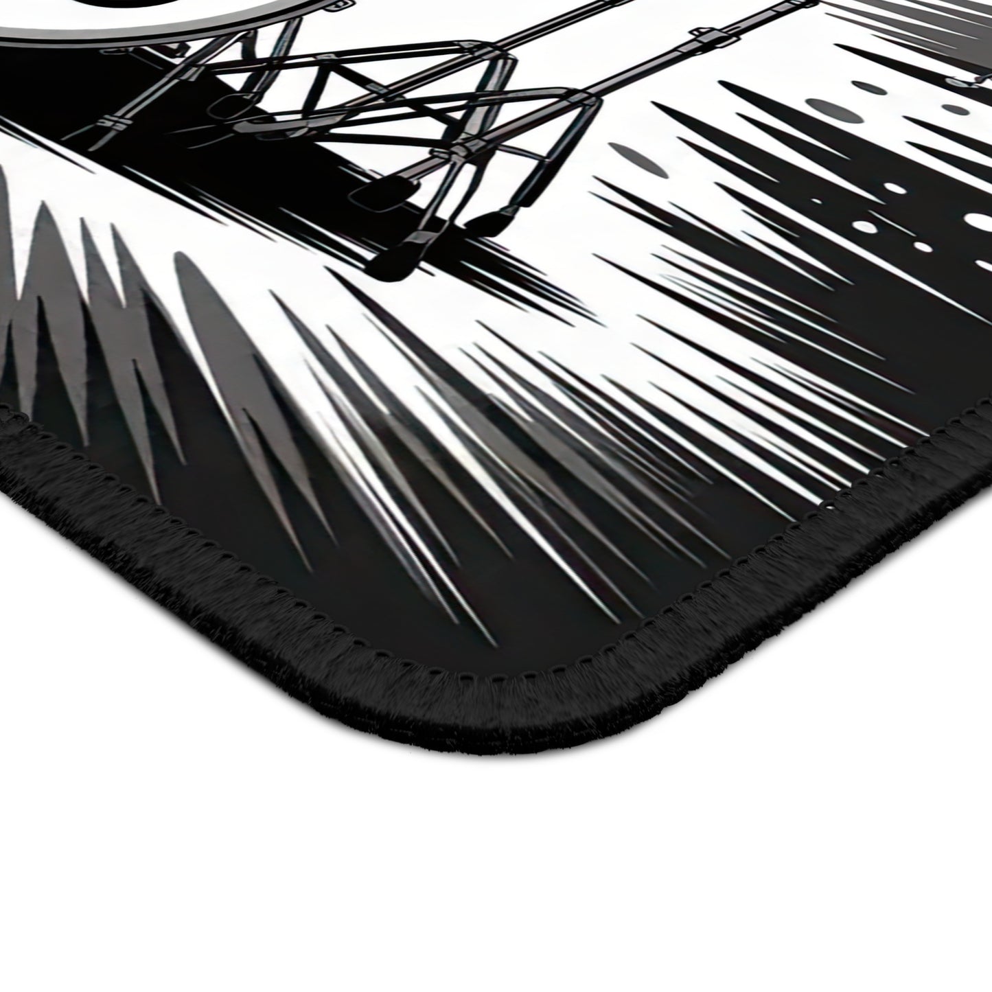 Drum Set Explosion Mouse Pad