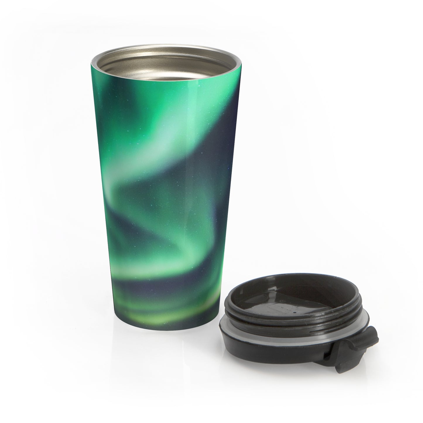 Aurora Glow Mug – 15oz Stainless Steel Travel Cup