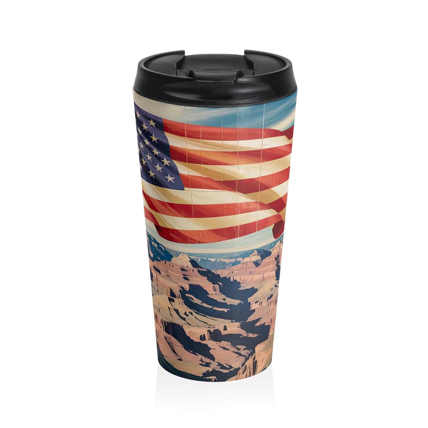American Canyon Mug – 15oz Stainless Steel Travel Cup