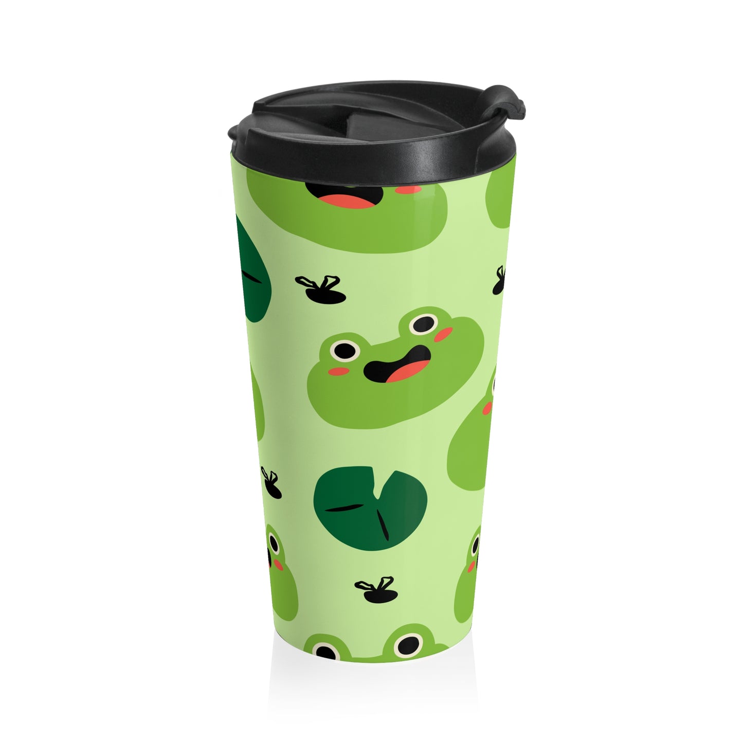Happy Frog Mug – 15oz Stainless Steel Travel Cup