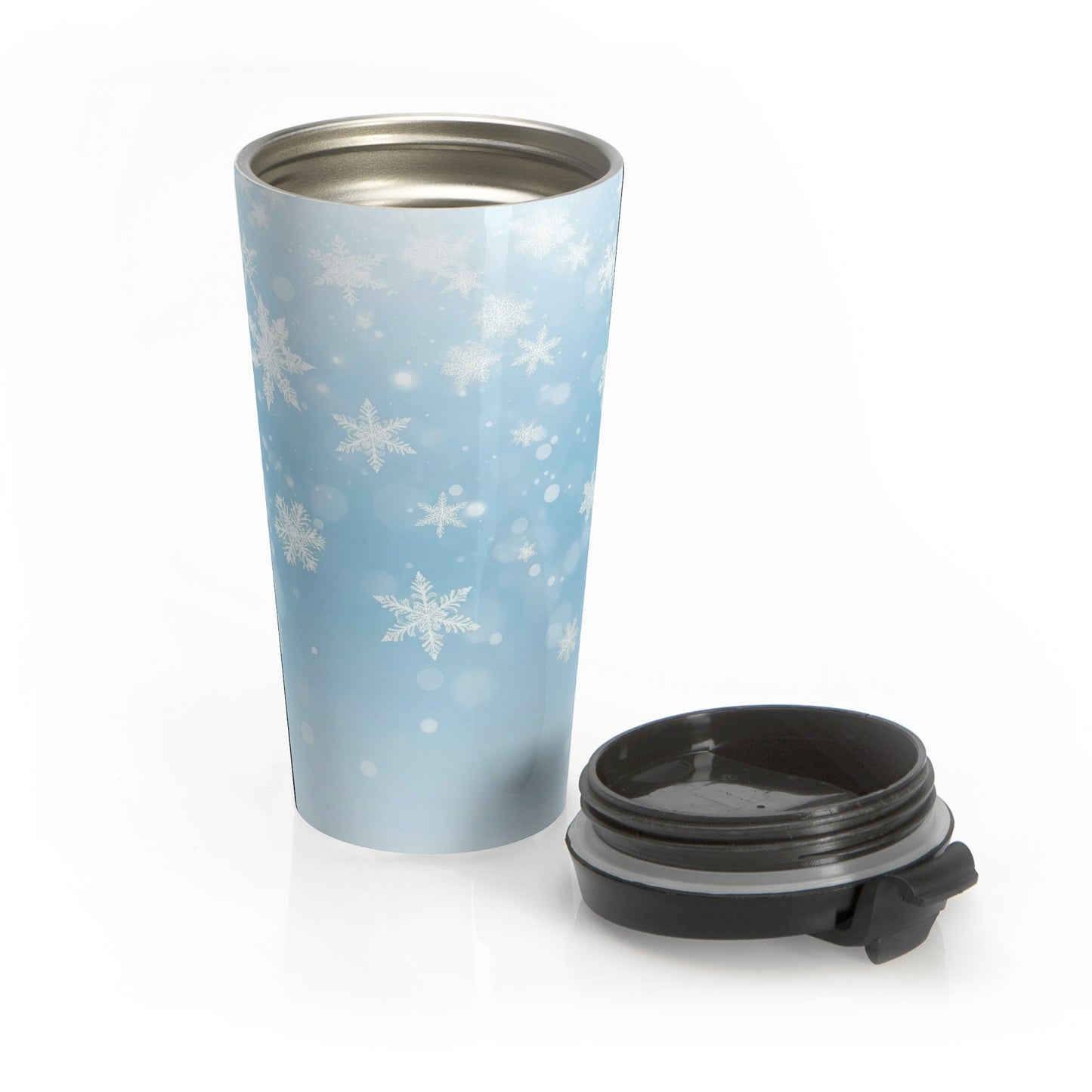Falling Snowflakes Travel Mug