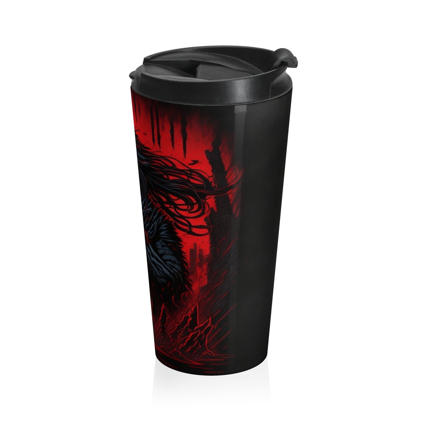 Hellblade Warrior Stainless Steel Travel Mug – 15oz