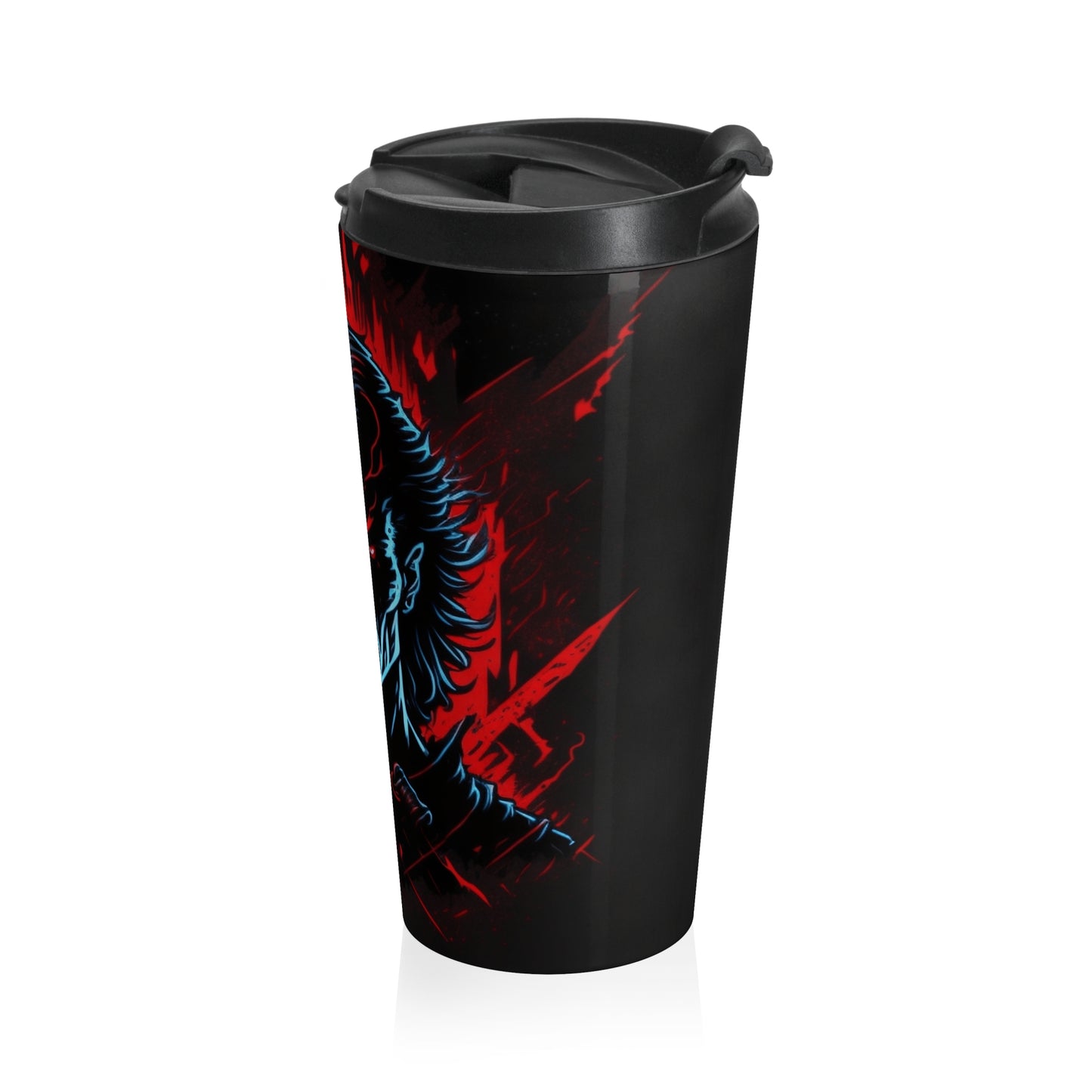 Dual Soul Warrior Stainless Steel Travel Mug – 15oz