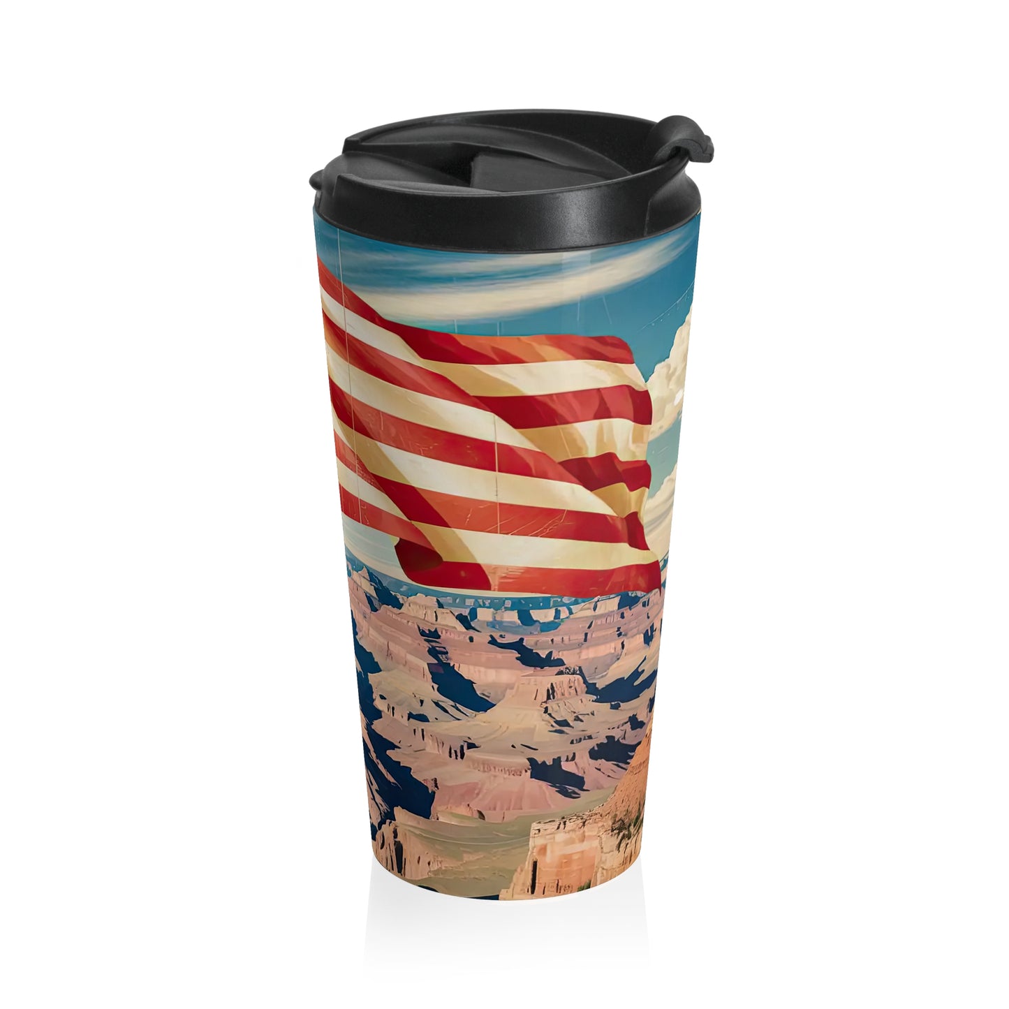 American Canyon Mug – 15oz Stainless Steel Travel Cup