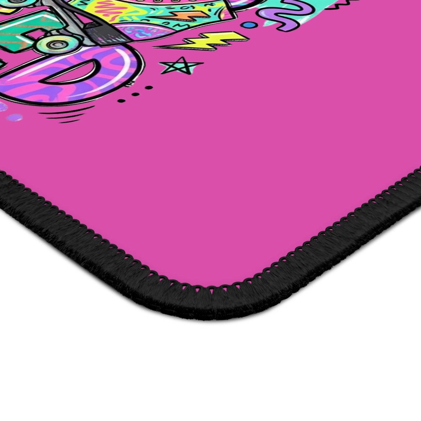 80s Made 90s Raised in Pink Mouse Pad