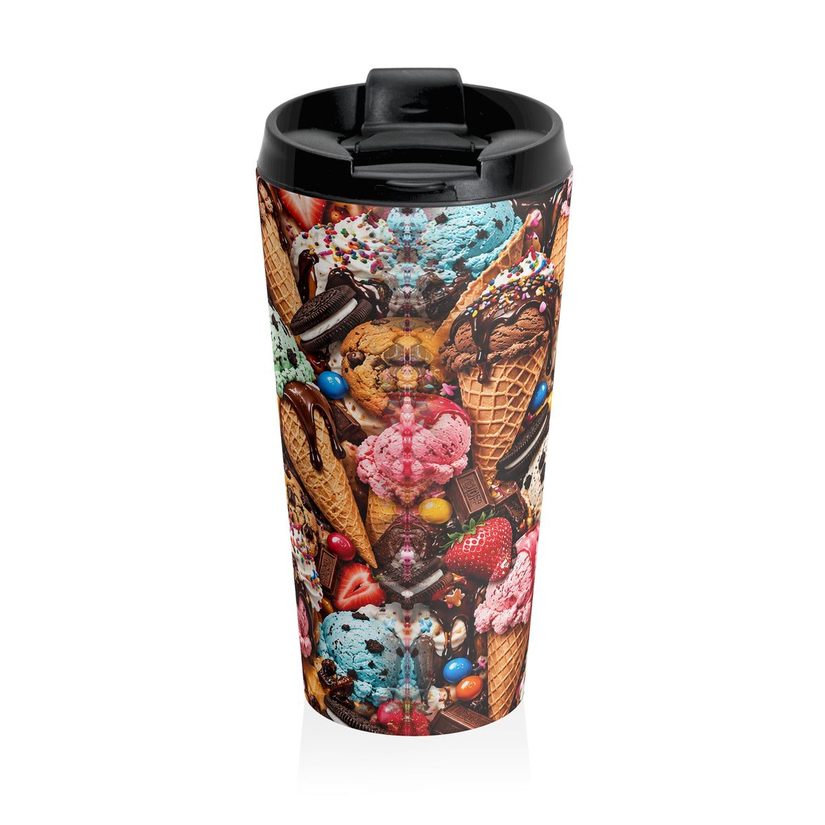 Sweet Tooth Overload Stainless Steel Travel Mug