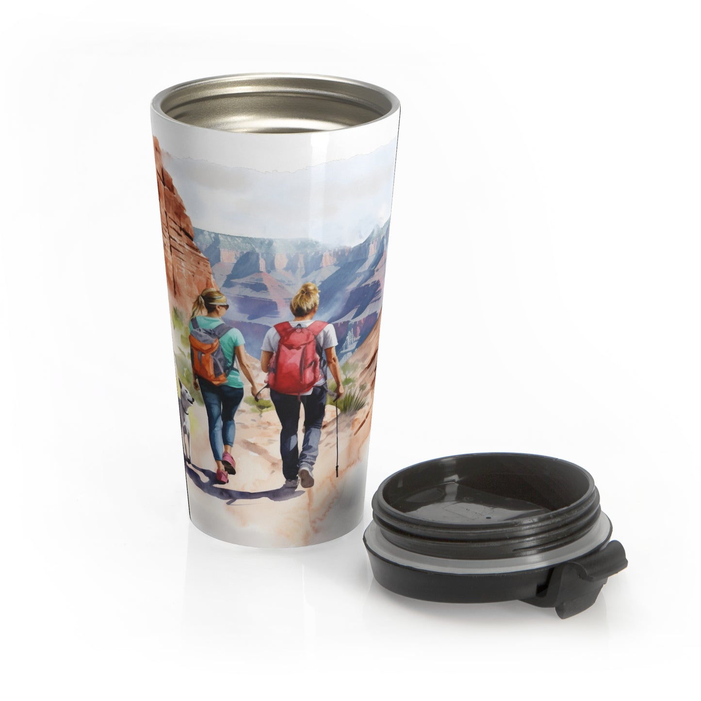 Canyon Hikers Mug – 15oz Stainless Steel Travel Cup