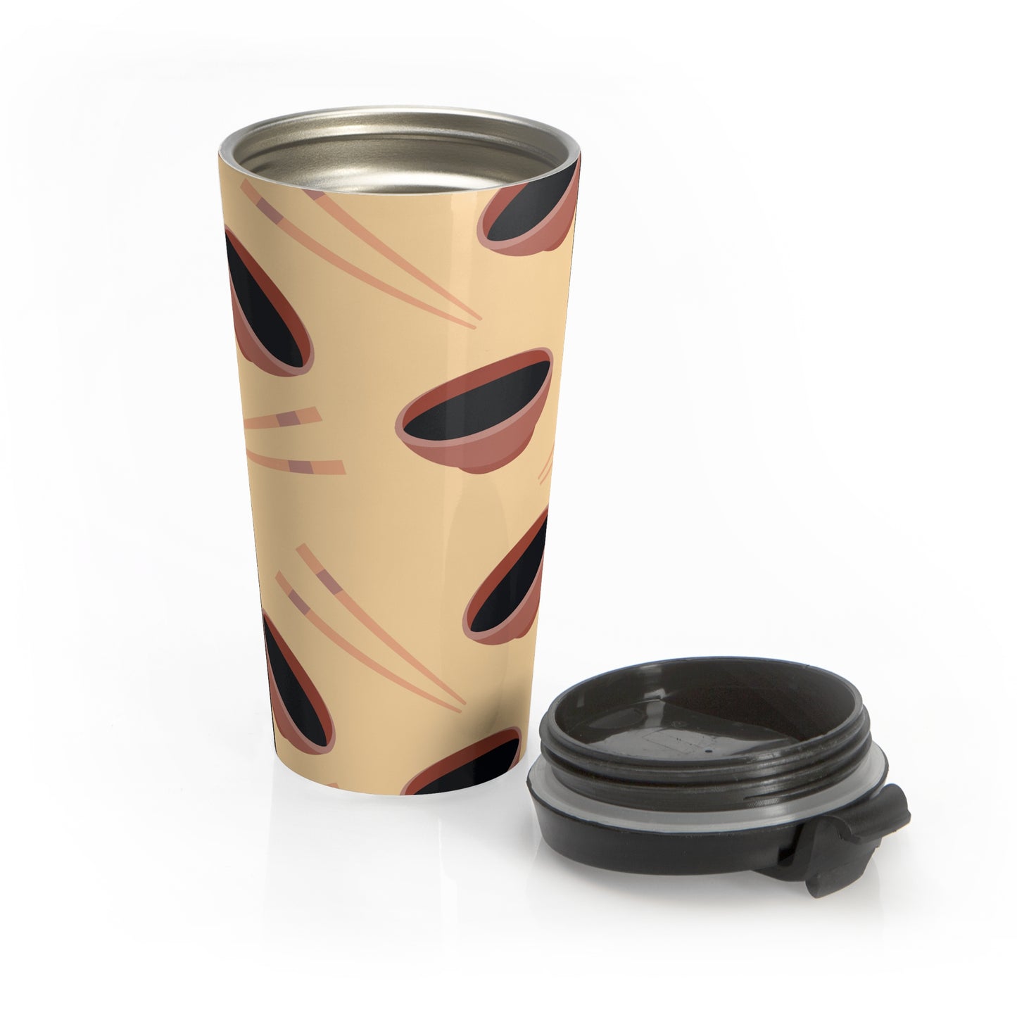 Chopsticks and Bowls Travel Mug