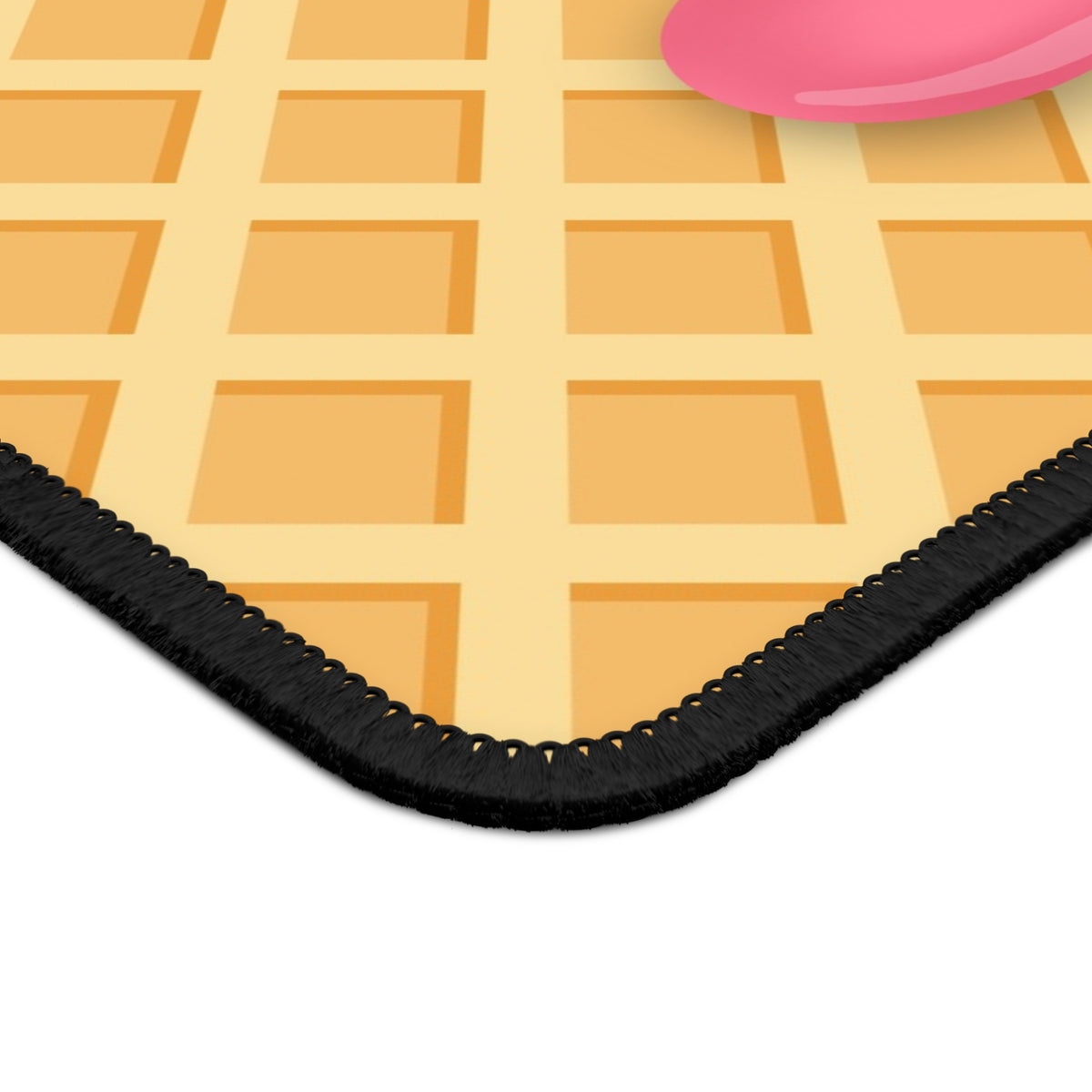 Strawberry Ice Cream Drip Mouse Pad