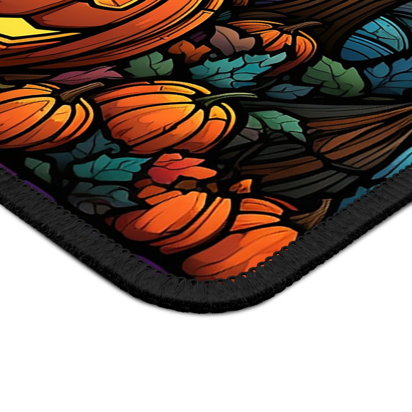 Enchanted Pumpkin Forest Mouse Pad