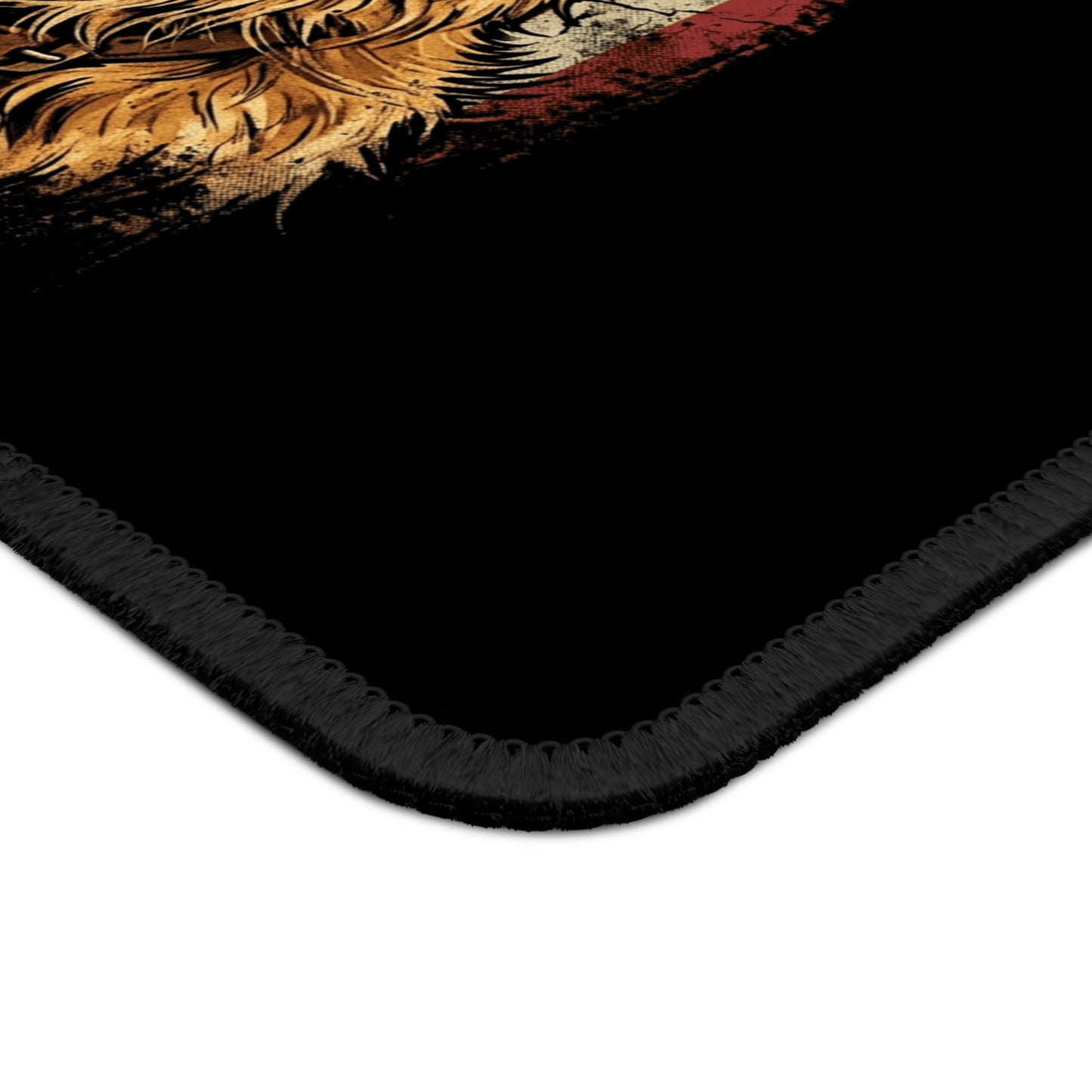 Patriotic Golden Retriever Mouse Pad