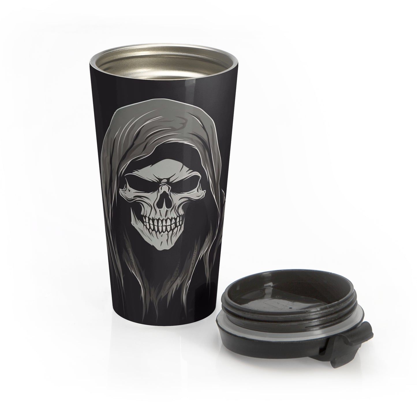 Grim Reaper Shadow Travel Mug