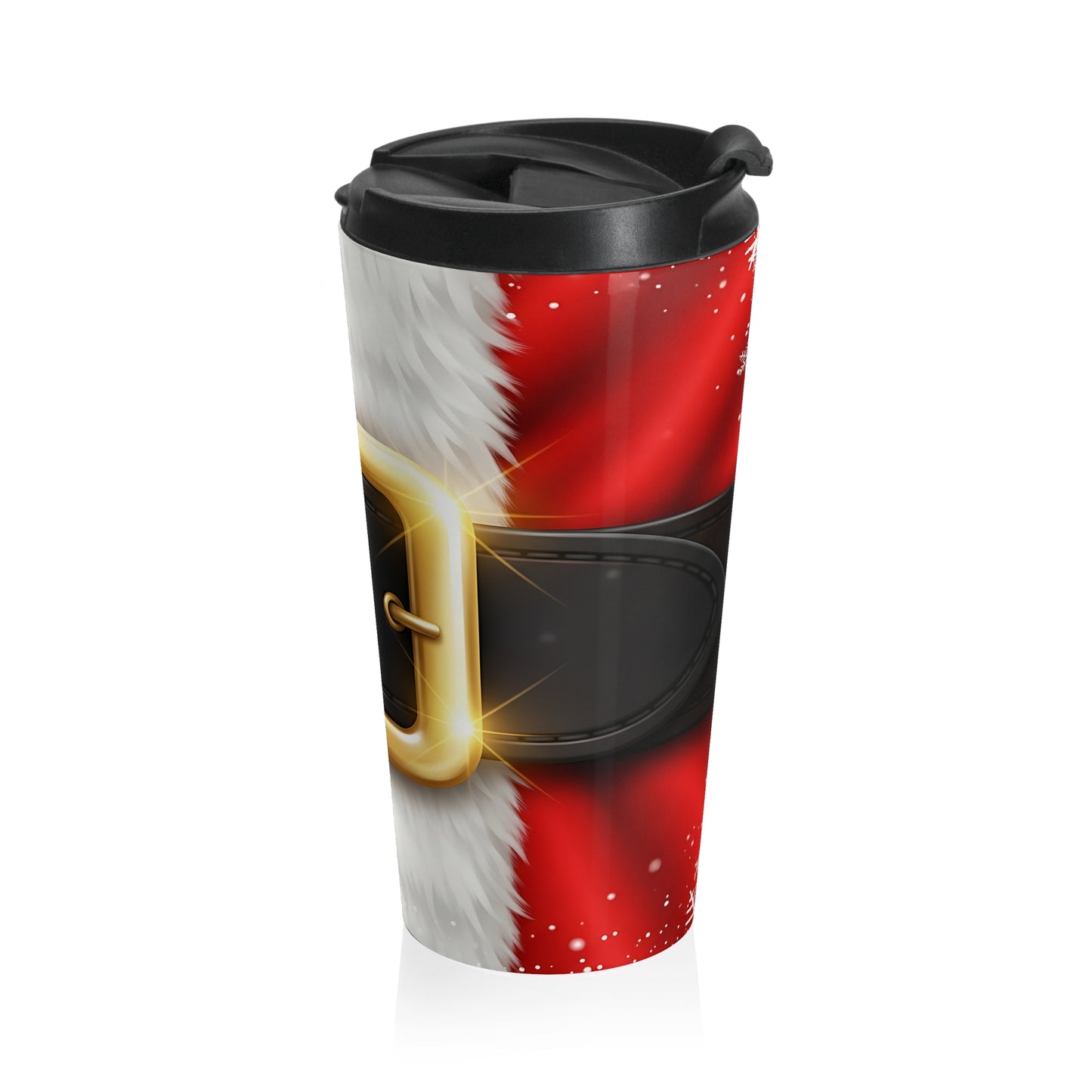 Santa Belt Fur Travel Mug