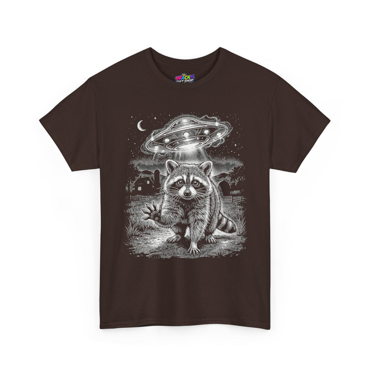Raccoon UFO Encounter T-Shirt
