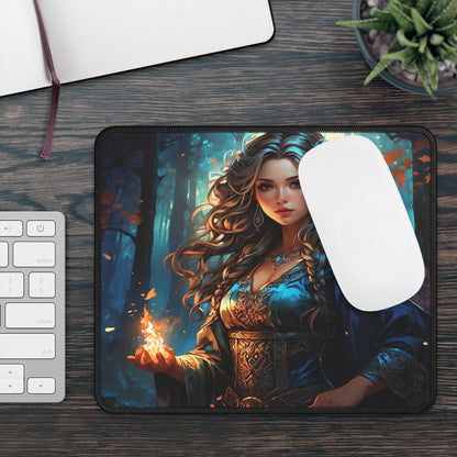 Enchanted Forest Sorceress Mouse Pad