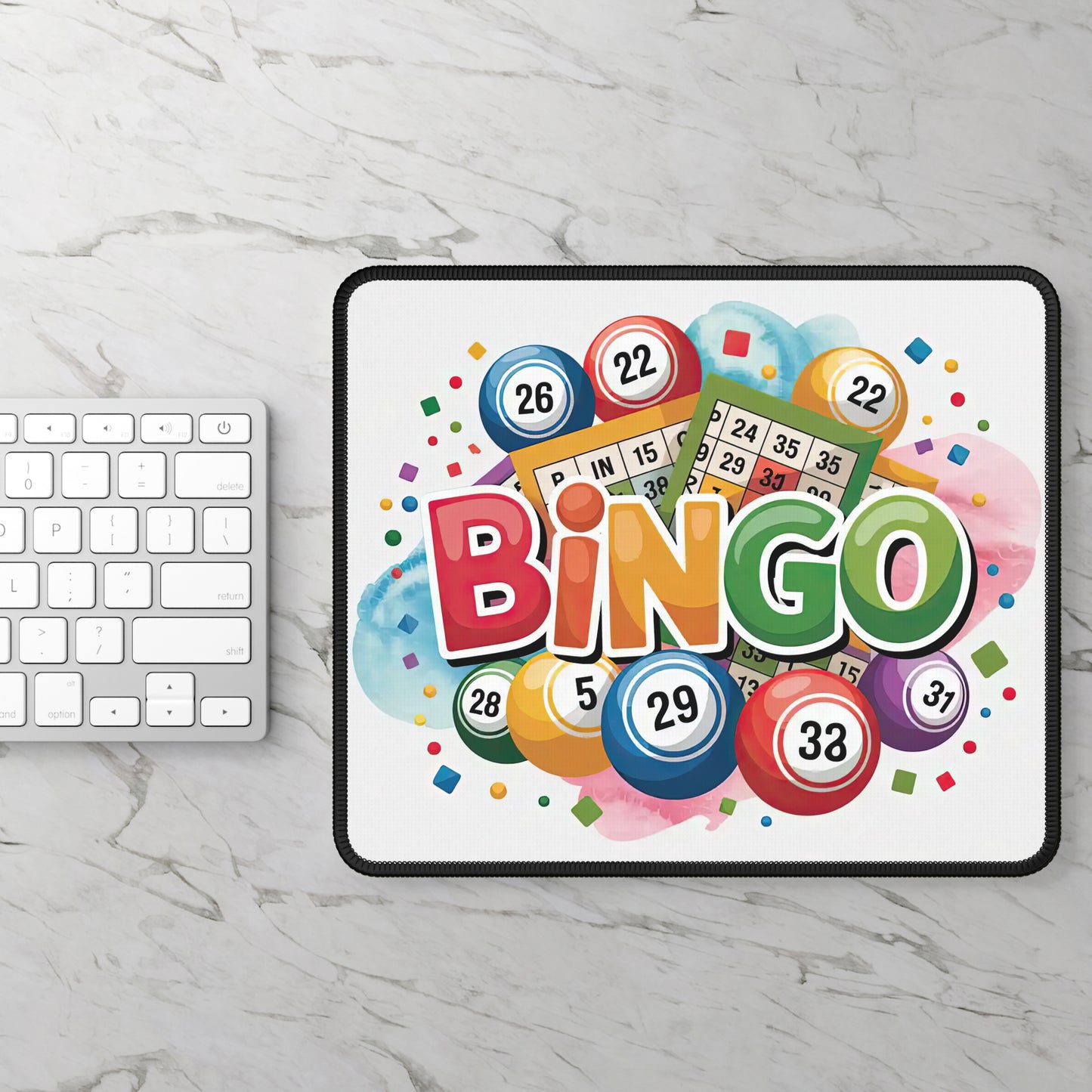 Colorful Bingo Mouse Pad