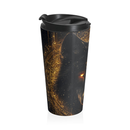 Celestial Wolf Travel Mug