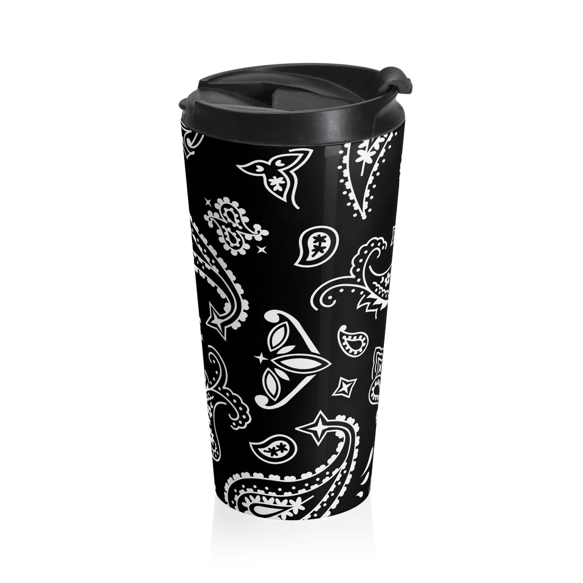 Midnight Bandana Stainless Steel Travel Mug