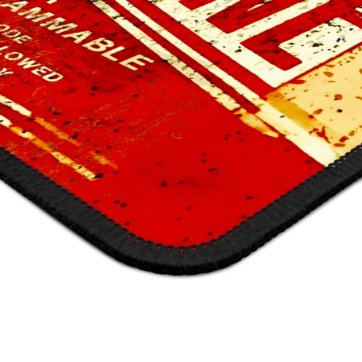 Gasoline Warning Mouse Pad