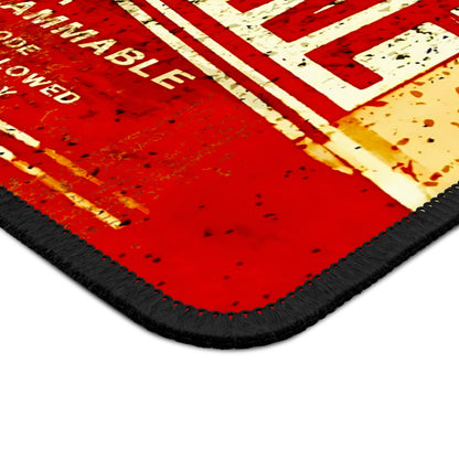 Gasoline Warning Mouse Pad