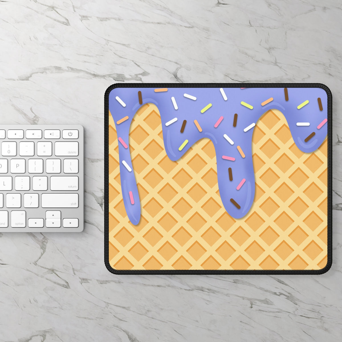 Blueberry Sprinkle Ice Cream Mouse Pad
