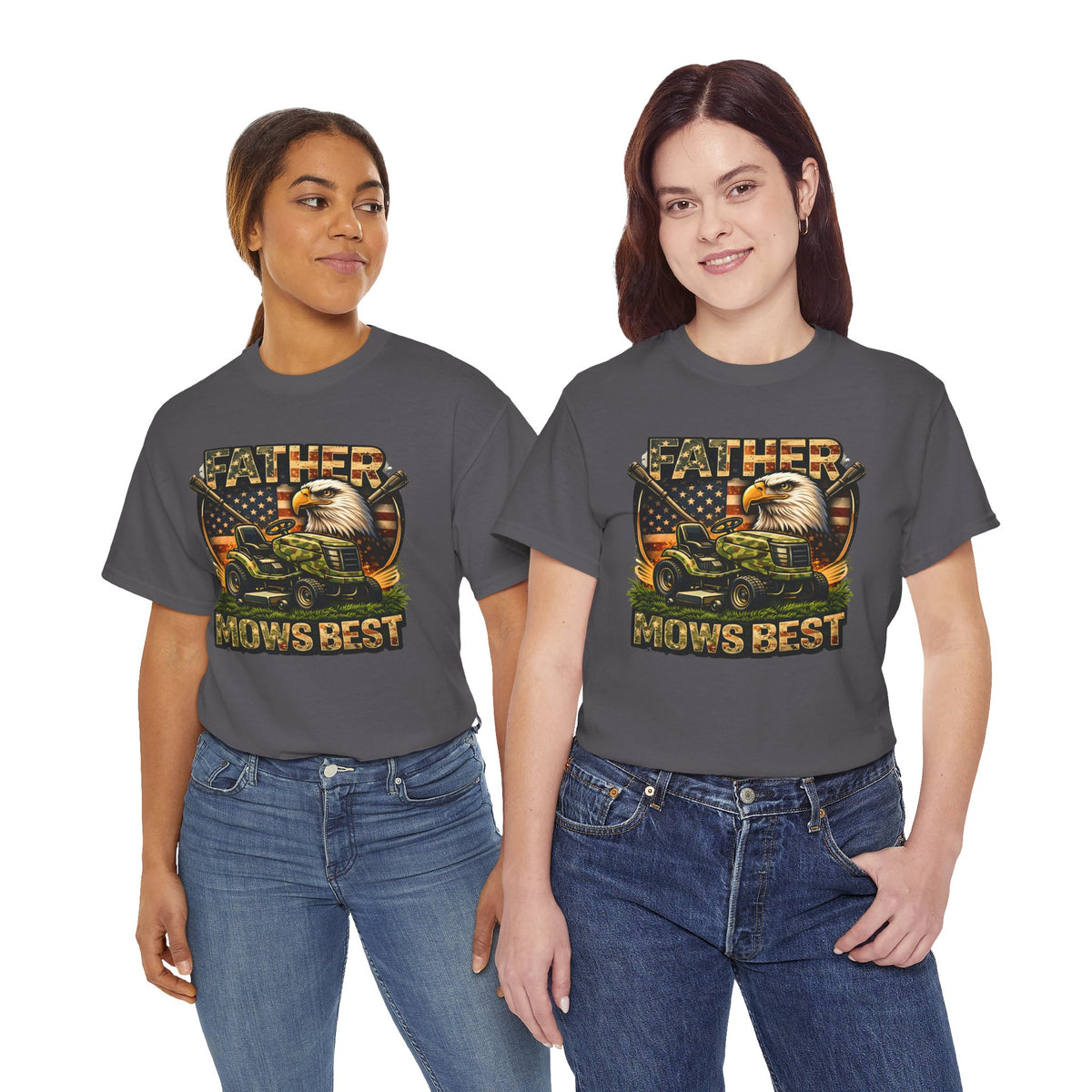 Father Mows Best Lawn Mower T-Shirt