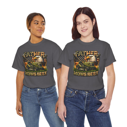 Father Mows Best Lawn Mower T-Shirt