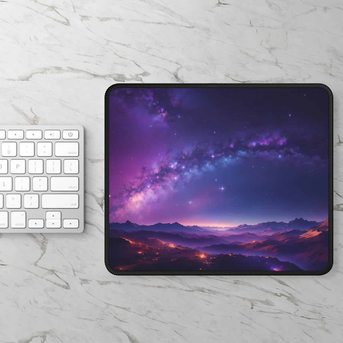 Purple Mountain Galaxy Mouse Pad