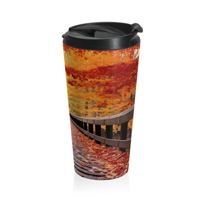 Autumn Pathway Travel Mug