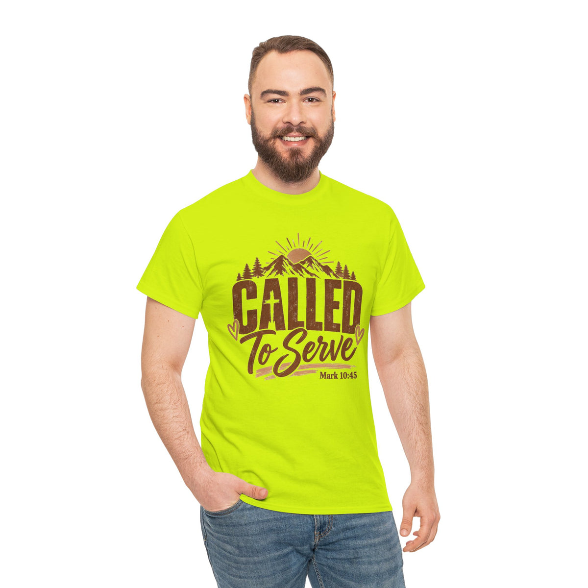 Called to Serve Mark 10:45 Christian T-Shirt