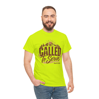 Called to Serve Mark 10:45 Christian T-Shirt