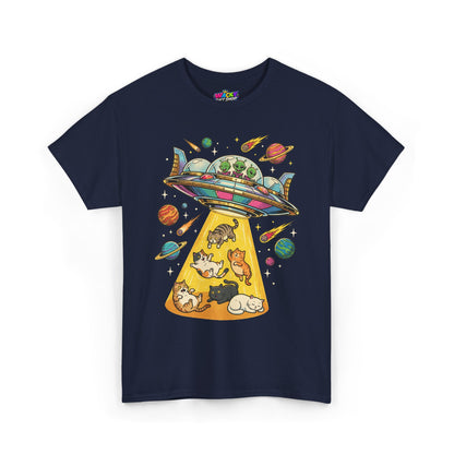 Alien Cat Abduction T-Shirt