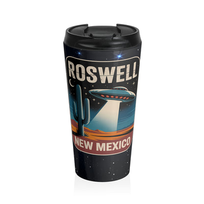 Roswell UFO Stainless Steel Travel Mug
