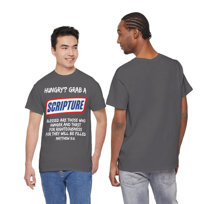 Hungry? Grab a Scripture T-Shirt