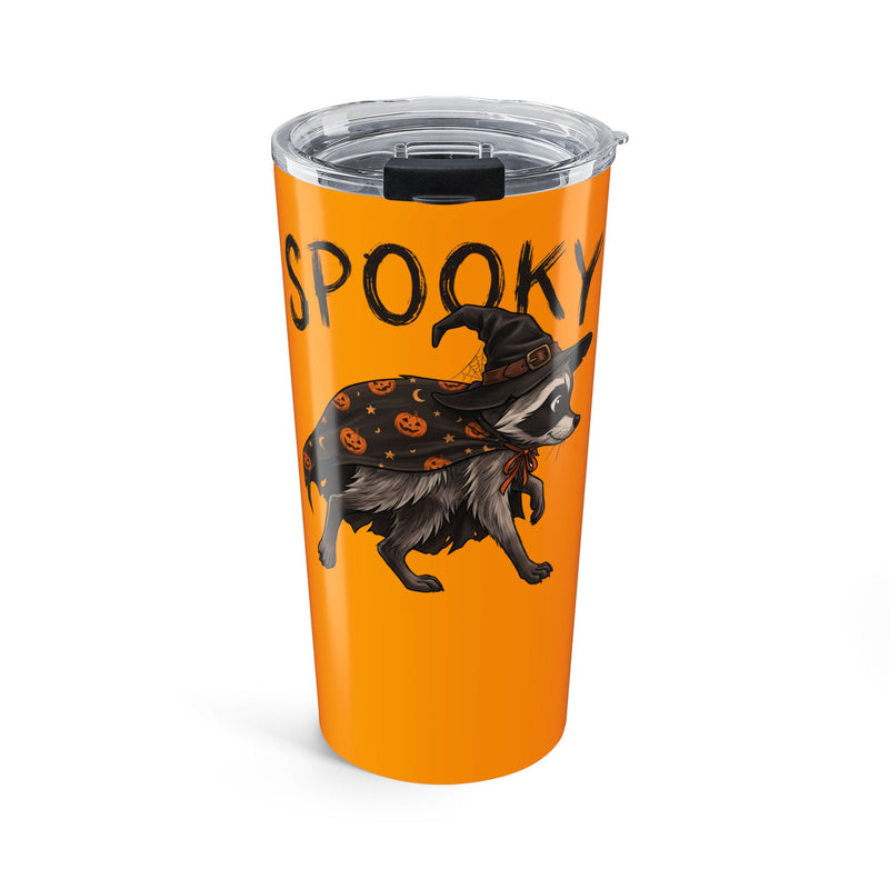 Spooky Raccoon Halloween 20oz Tumbler – Witchy Trash Panda Drinkware