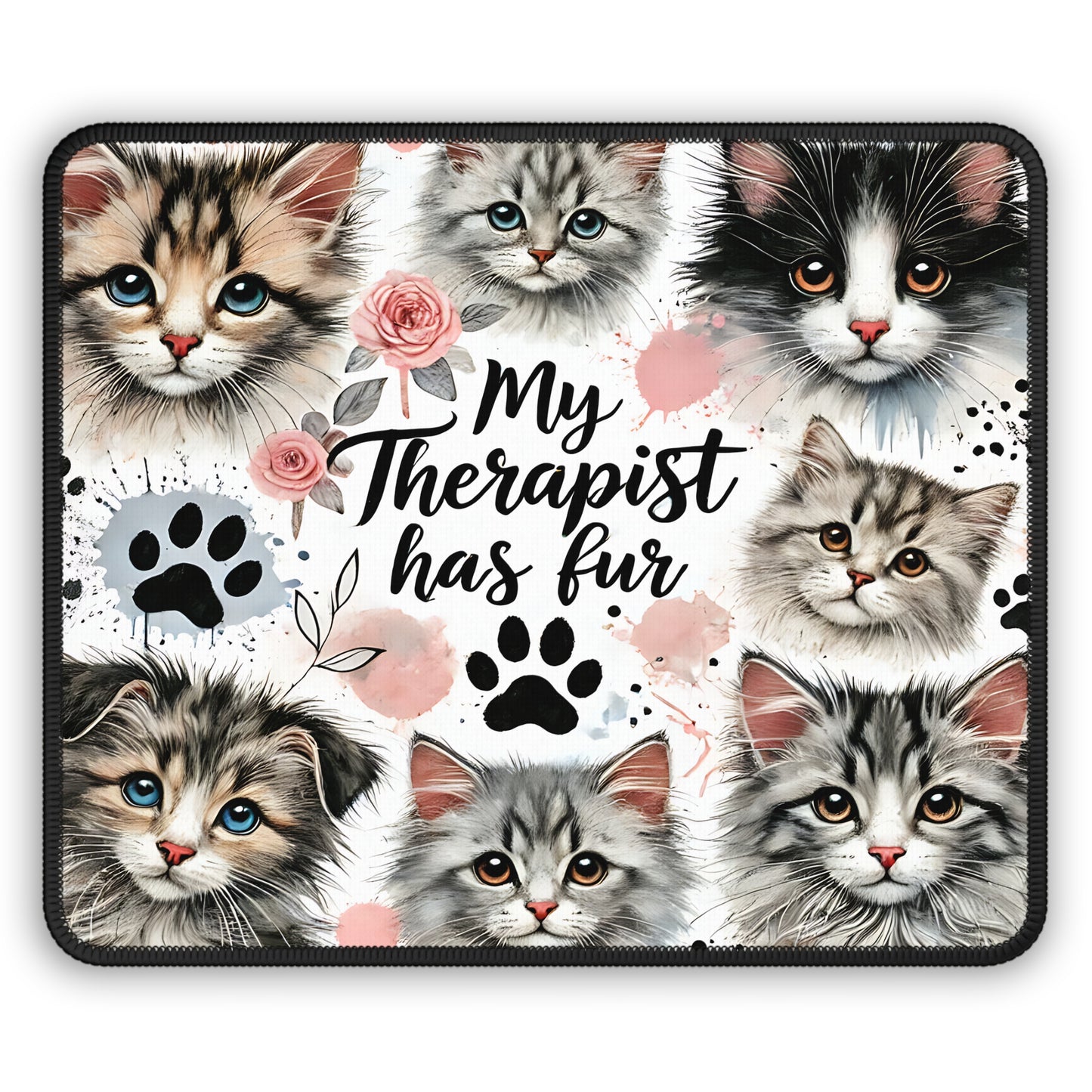 My Therapist Has Fur Mouse Pad