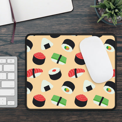 Kawaii Sushi & Onigiri Pattern Mouse Pad
