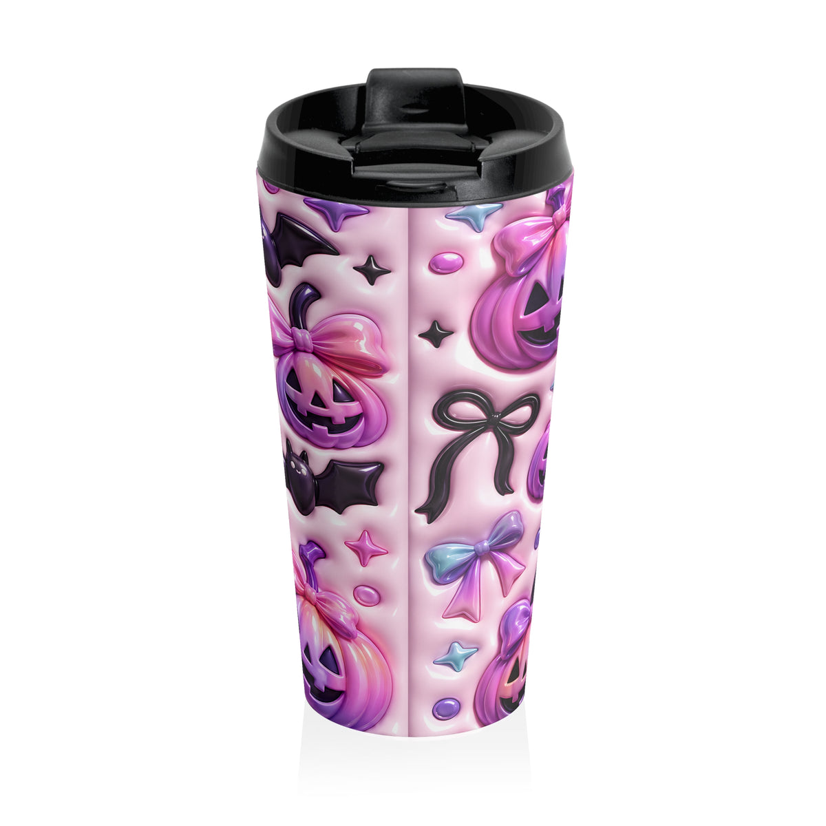 Pastel Pumpkin Party Halloween Stainless Steel Travel Mug