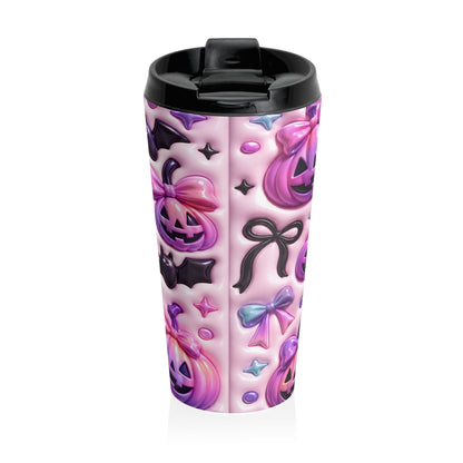 Pastel Pumpkin Party Halloween Stainless Steel Travel Mug