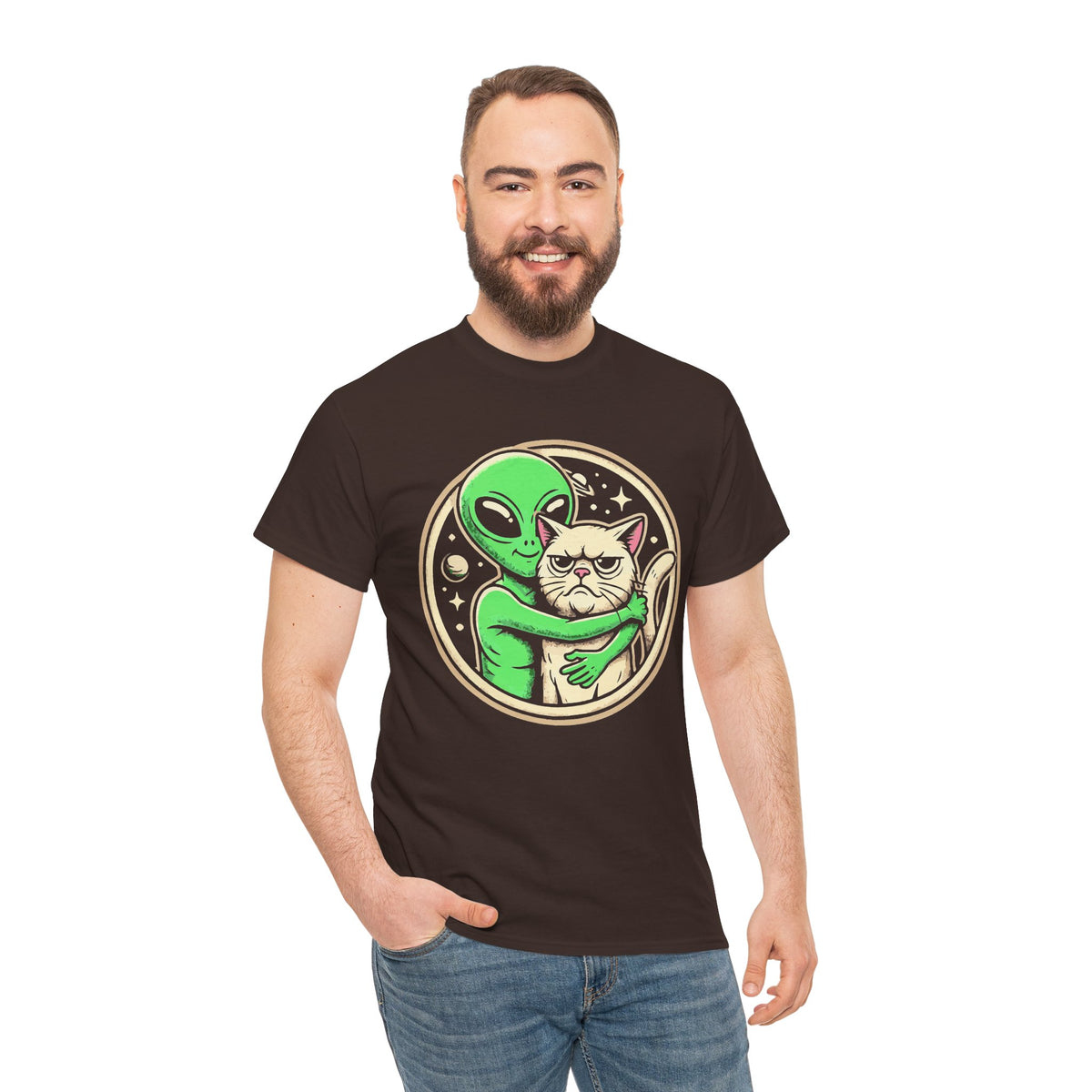 Alien Cat Encounter T-Shirt