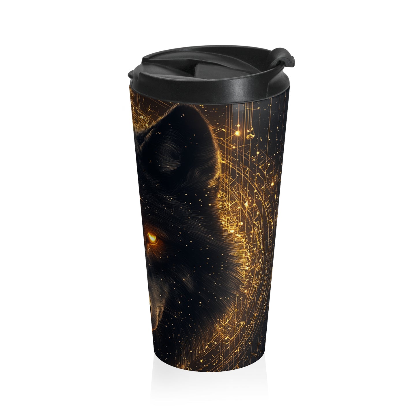 Celestial Wolf Travel Mug