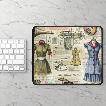 Vintage Victorian Collage Mouse Pad